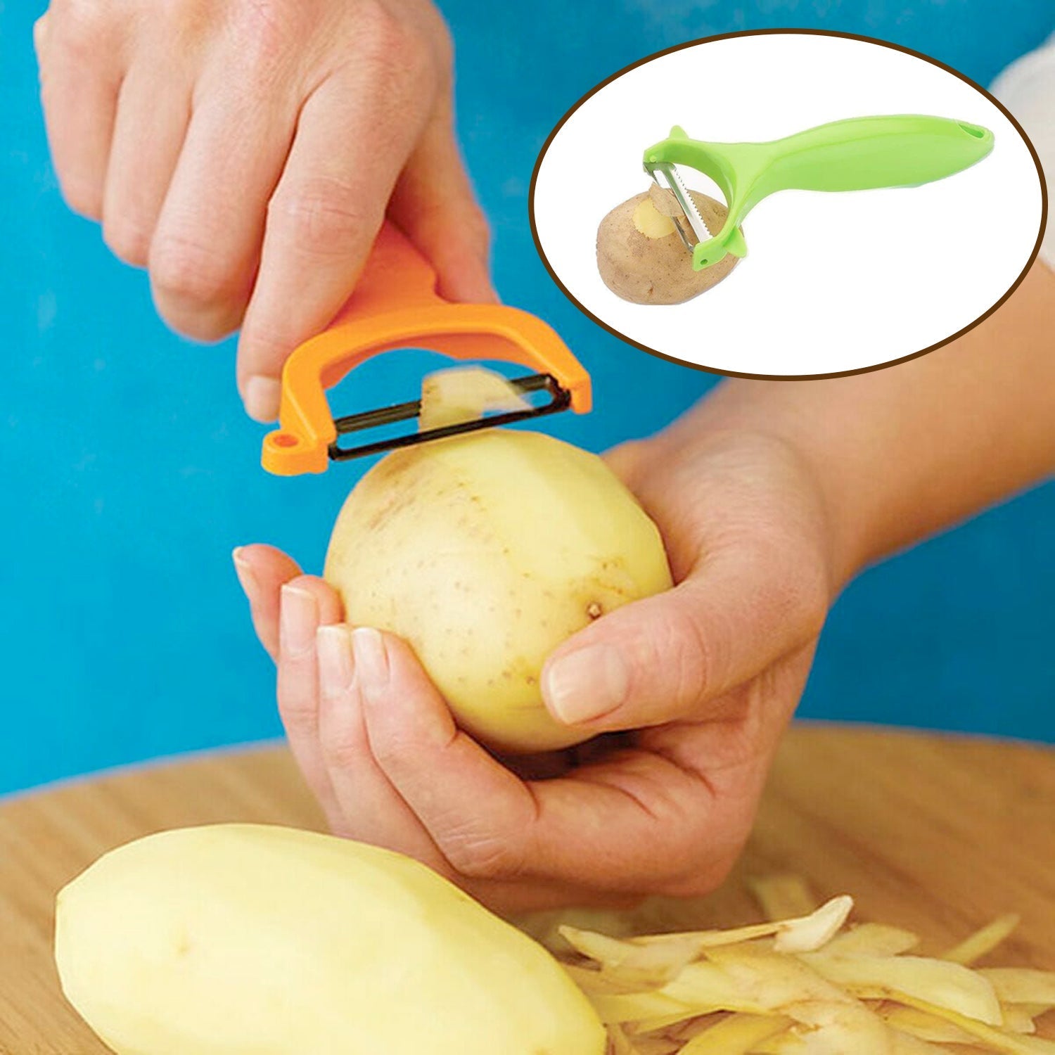High-quality stainless steel peeler for effortless peeling of fruits and vegetables. High-quality stainless steel peeler for effortless peeling of fruits and vegetables.